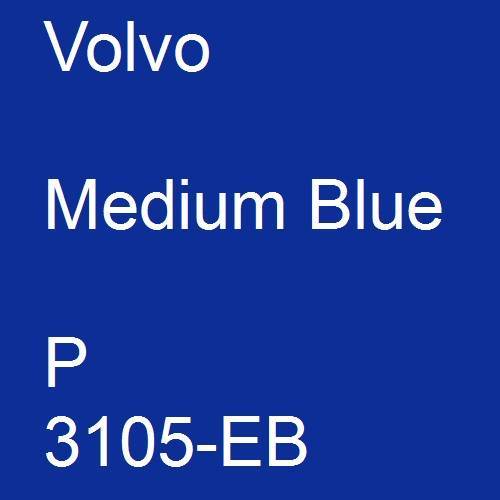 Volvo, Medium Blue, P 3105-EB.